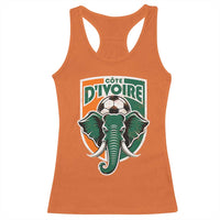 Côte D'ivoire Classic Ivory Coast Elephant Football Racerback Tank Top Ivorians Pride