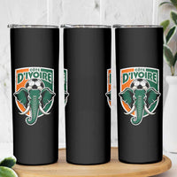 Côte D'ivoire Classic Ivory Coast Elephant Football Skinny Tumbler Ivorians Pride