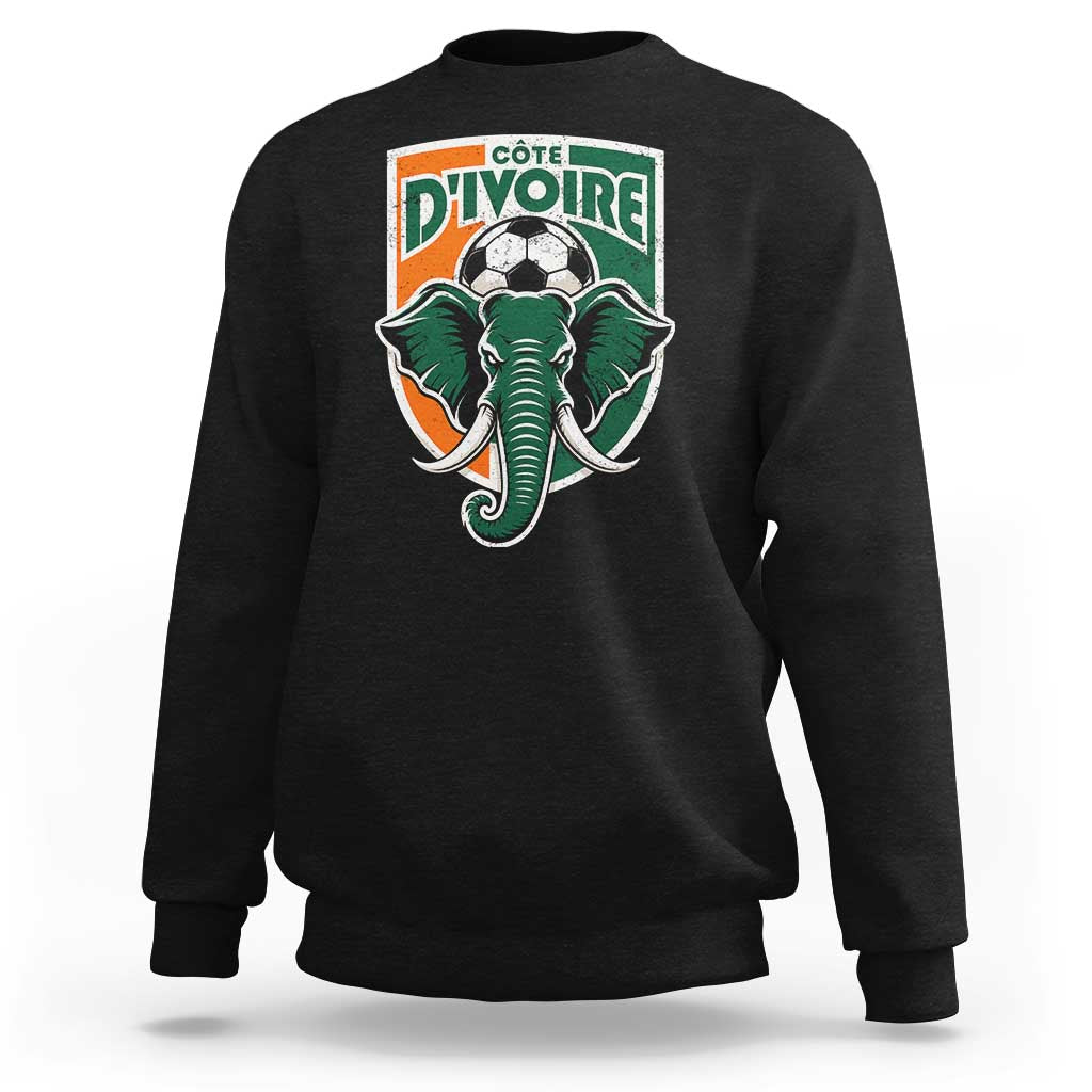 Côte D'ivoire Classic Ivory Coast Elephant Football Sweatshirt Ivorians Pride