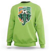 Côte D'ivoire Classic Ivory Coast Elephant Football Sweatshirt Ivorians Pride