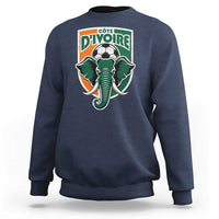 Côte D'ivoire Classic Ivory Coast Elephant Football Sweatshirt Ivorians Pride