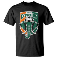 Côte D'ivoire Classic Ivory Coast Elephant Football T Shirt Ivorians Pride
