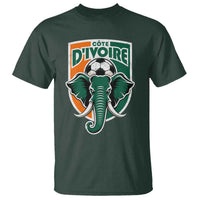 Côte D'ivoire Classic Ivory Coast Elephant Football T Shirt Ivorians Pride
