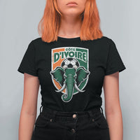 Côte D'ivoire Classic Ivory Coast Elephant Football T Shirt For Women Ivorians Pride