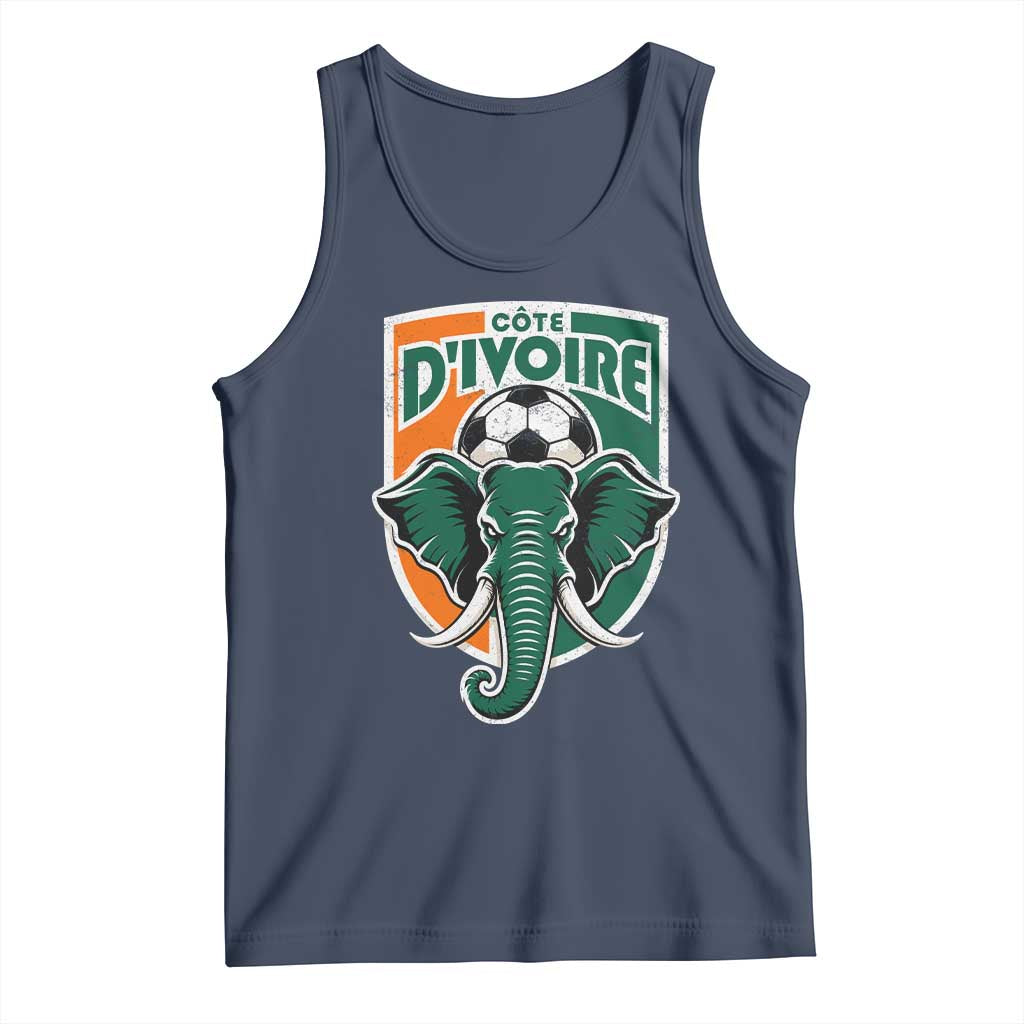 Côte D'ivoire Classic Ivory Coast Elephant Football Tank Top Ivorians Pride