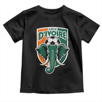 Côte D'ivoire Classic Ivory Coast Elephant Football Toddler T Shirt Ivorians Pride
