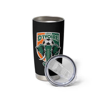 Côte D'ivoire Classic Ivory Coast Elephant Football Tumbler Cup Ivorians Pride