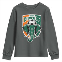 Côte D'ivoire Classic Ivory Coast Elephant Football Youth Sweatshirt Ivorians Pride