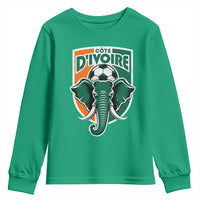 Côte D'ivoire Classic Ivory Coast Elephant Football Youth Sweatshirt Ivorians Pride