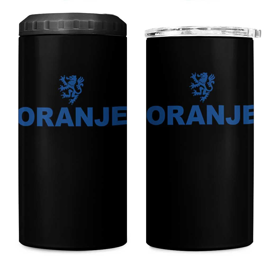 Oranje Holland Emblem Lion Nederland Dutch Heritage 4 in 1 Can Cooler Tumbler