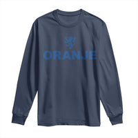 Oranje Holland Emblem Lion Nederland Dutch Heritage Long Sleeve Shirt