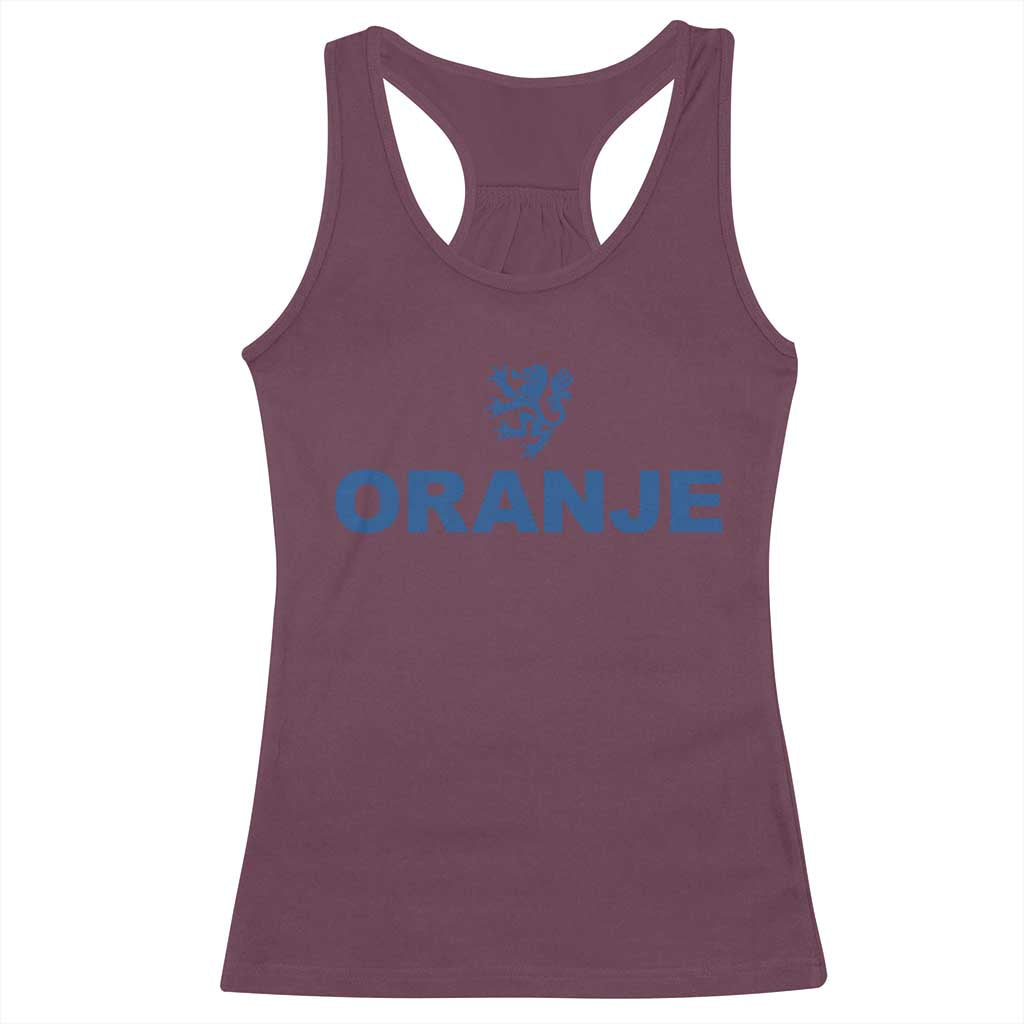 Oranje Holland Emblem Lion Nederland Dutch Heritage Racerback Tank Top