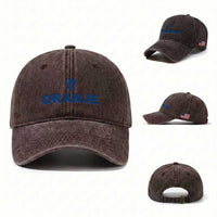 Oranje Holland Emblem Lion Nederland Dutch Heritage Washed Cotton Baseball Cap