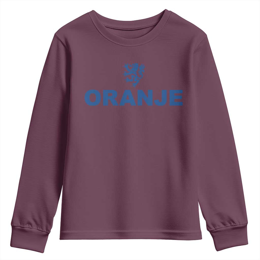 Oranje Holland Emblem Lion Nederland Dutch Heritage Youth Sweatshirt