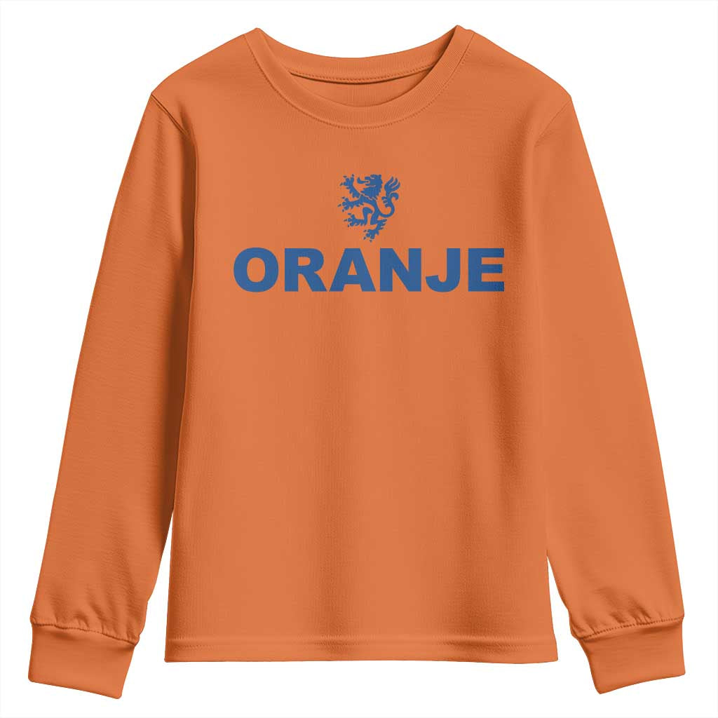 Oranje Holland Emblem Lion Nederland Dutch Heritage Youth Sweatshirt
