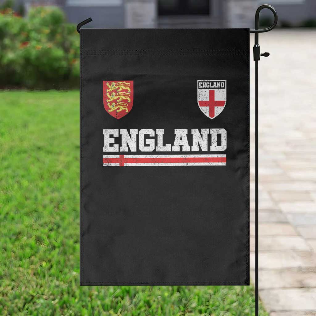 England Three Lions Symbol Red Cross Athletic Jersey Style Garden Flag