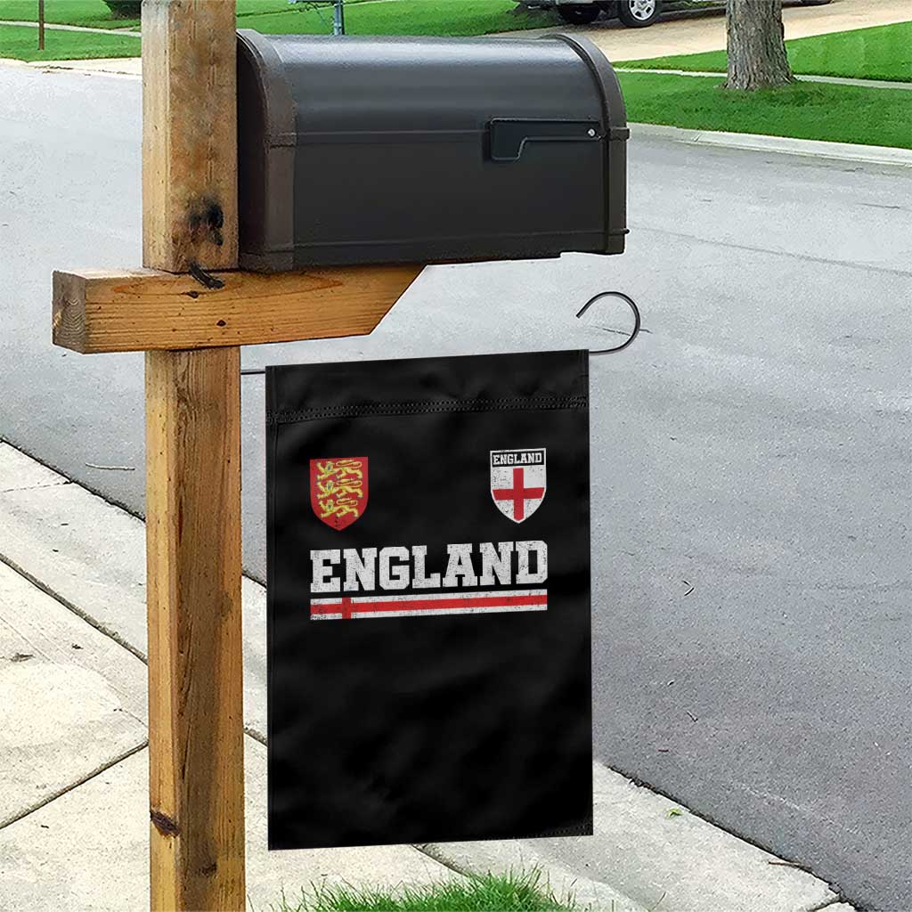 England Three Lions Symbol Red Cross Athletic Jersey Style Garden Flag