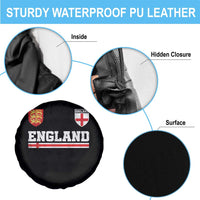 England Three Lions Symbol Red Cross Athletic Jersey Style Spare Tire Cover