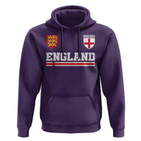 England Three Lions Symbol Red Cross Athletic Jersey Style Hoodie