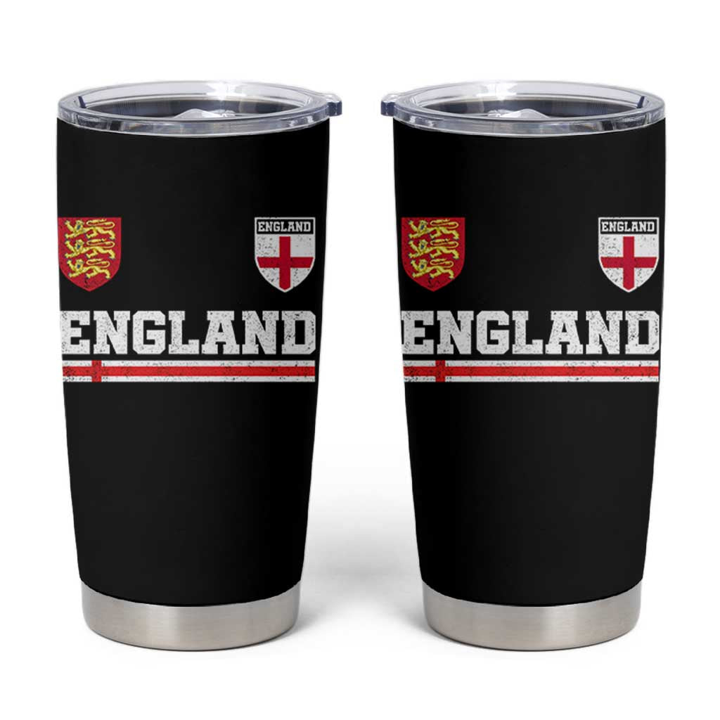 England Three Lions Symbol Red Cross Athletic Jersey Style Tumbler Cup