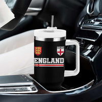 England Three Lions Symbol Red Cross Athletic Jersey Style Tumbler With Handle