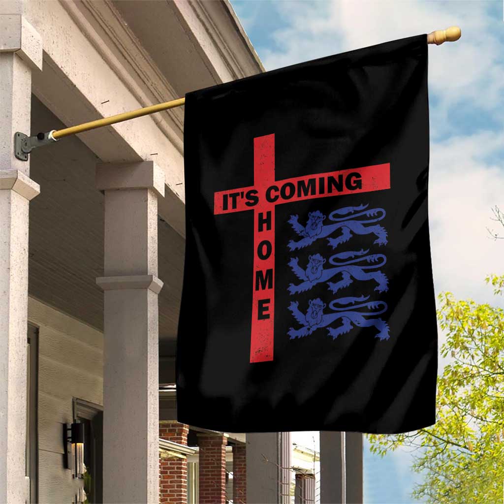 It Is Coming Home England Football Garden Flag St George Cross Three Lions
