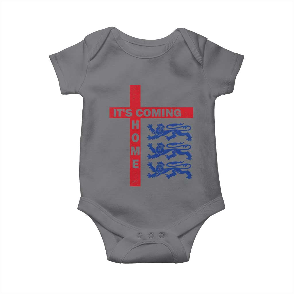 It Is Coming Home England Football Baby Onesie St George Cross Three Lions