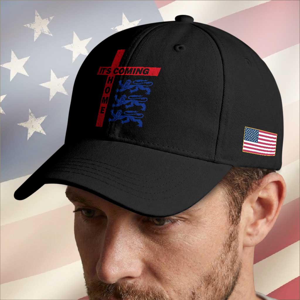 It Is Coming Home England Football Baseball Cap St George Cross Three Lions