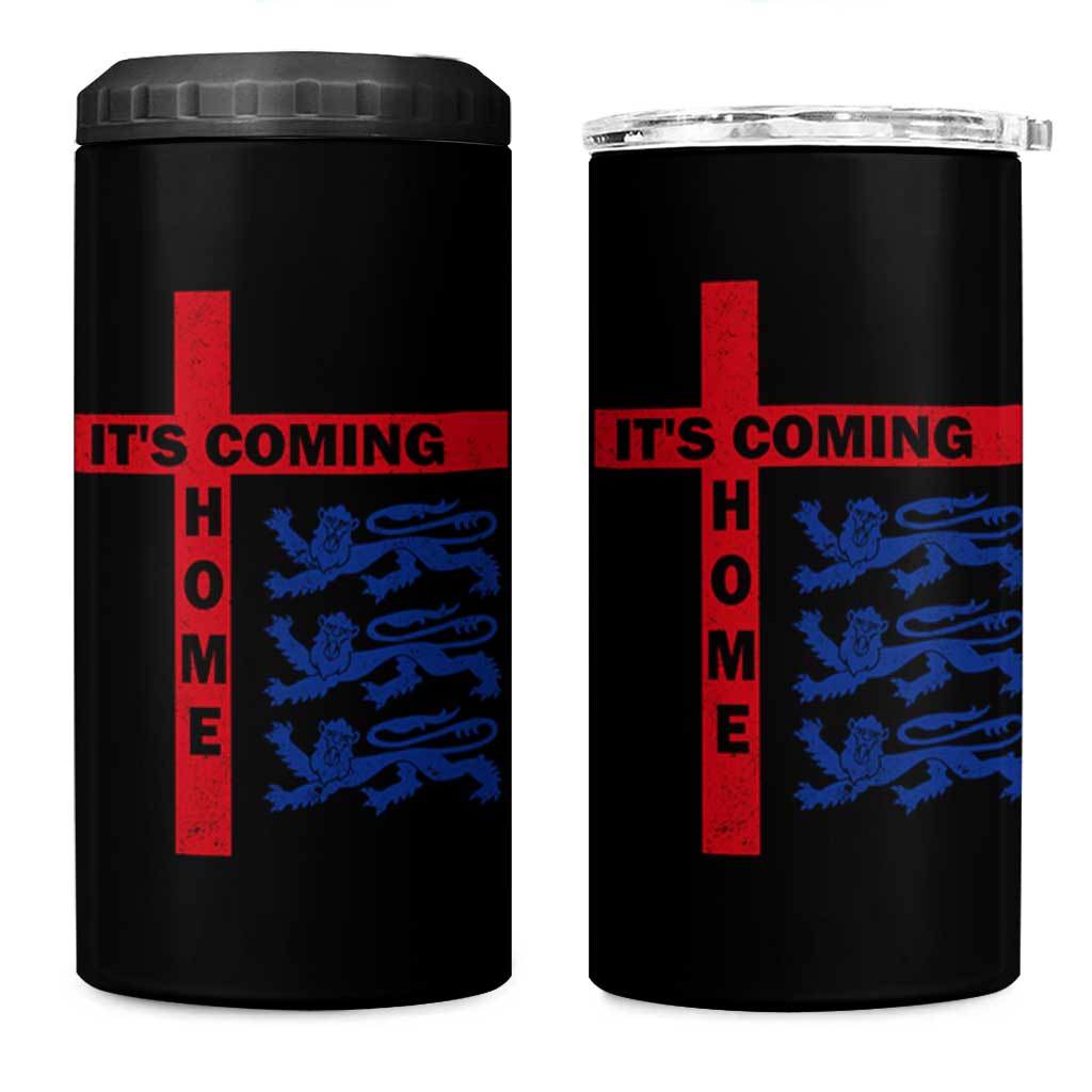 It Is Coming Home England Football 4 in 1 Can Cooler Tumbler St George Cross Three Lions