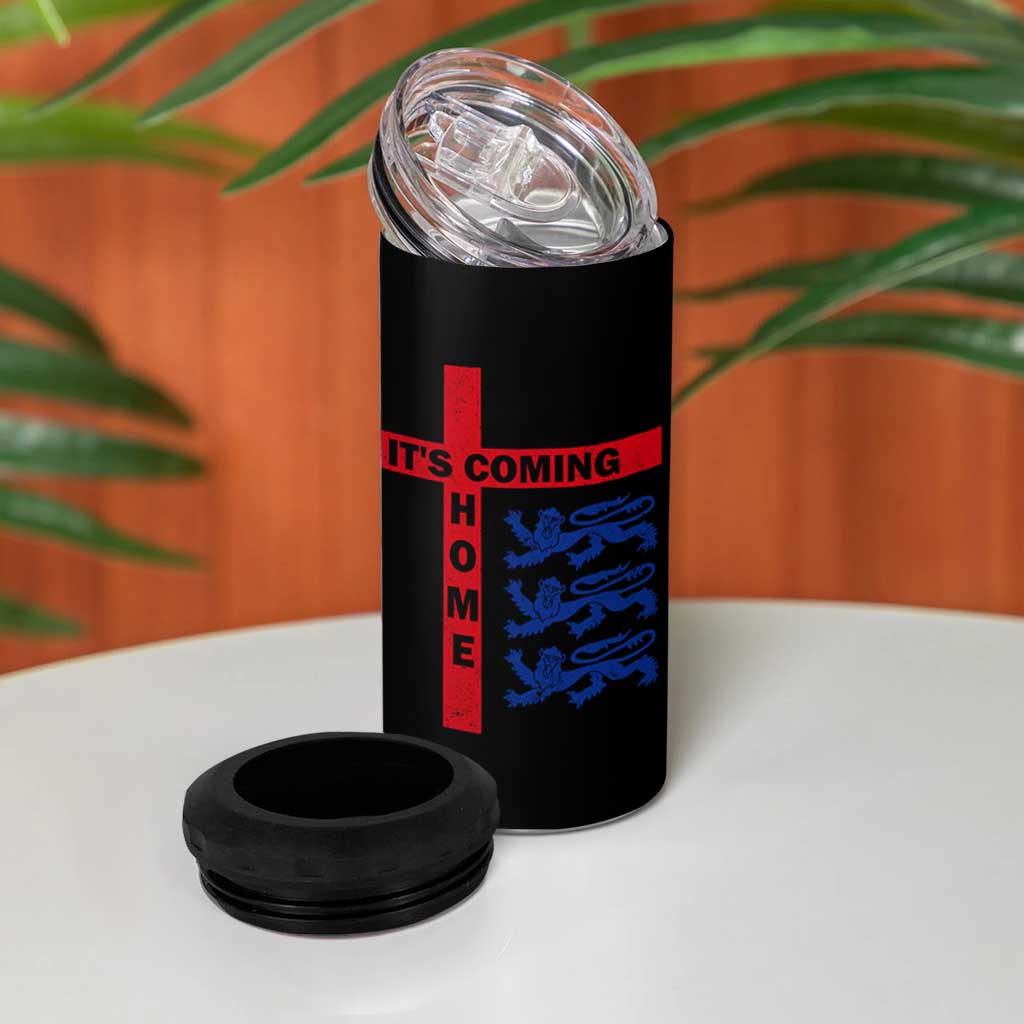 It Is Coming Home England Football 4 in 1 Can Cooler Tumbler St George Cross Three Lions