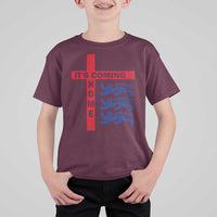 It Is Coming Home England Football T Shirt For Kid St George Cross Three Lions