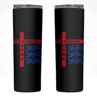 It Is Coming Home England Football Skinny Tumbler St George Cross Three Lions