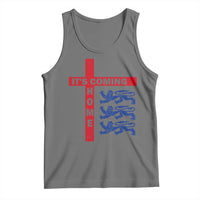 It Is Coming Home England Football Tank Top St George Cross Three Lions