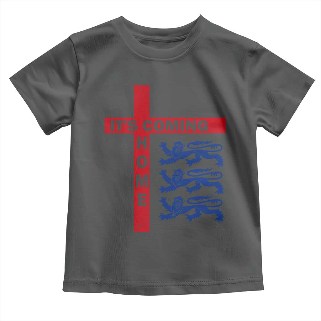It Is Coming Home England Football Toddler T Shirt St George Cross Three Lions