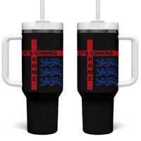 It Is Coming Home England Football Tumbler With Handle St George Cross Three Lions