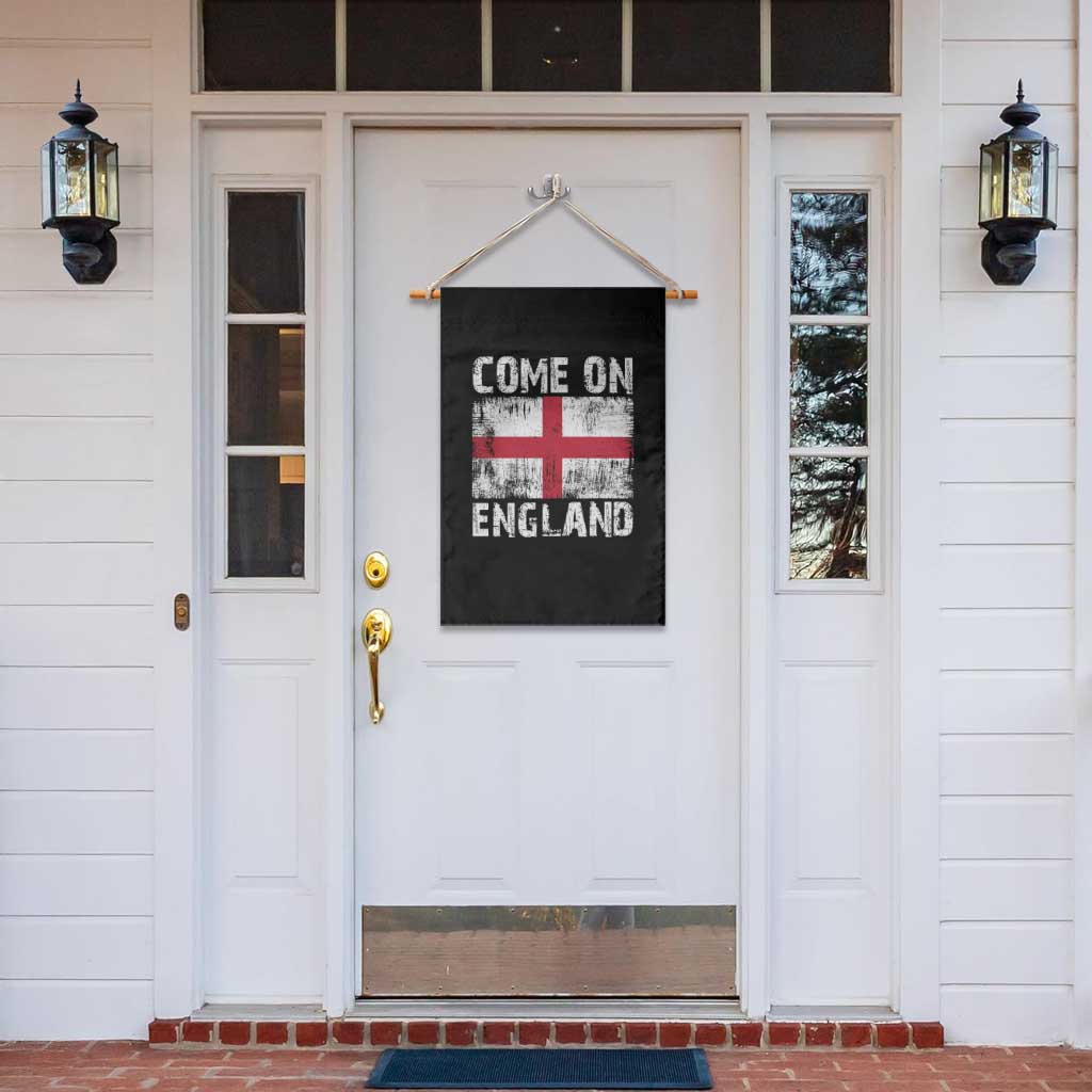 Come On England Garden Flag Vintage St George Cross Flag Football Fan