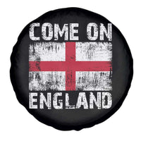 Come On England Spare Tire Cover Vintage St George Cross Flag Football Fan