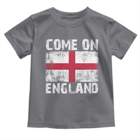 Come On England Toddler T Shirt Vintage St George Cross Flag Football Fan