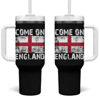 Come On England Tumbler With Handle Vintage St George Cross Flag Football Fan