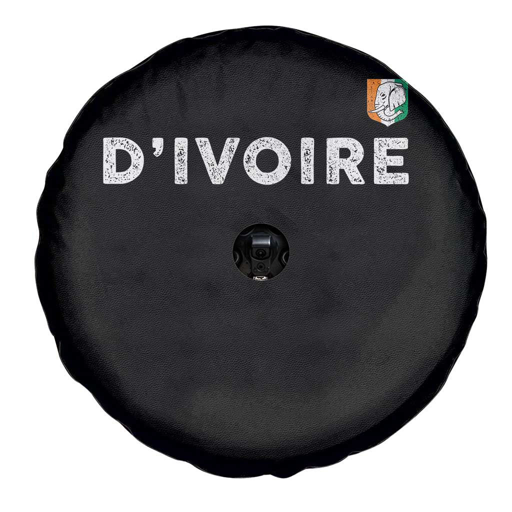 Côte D Ivoire Spare Tire Cover Ivory Coast Crest Football Elephant Family Matching