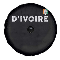 Côte D Ivoire Spare Tire Cover Ivory Coast Crest Football Elephant Family Matching