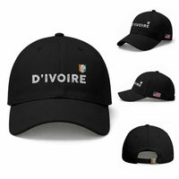 Côte D Ivoire Baseball Cap Ivory Coast Crest Football Elephant Family Matching