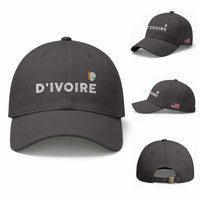 Côte D Ivoire Baseball Cap Ivory Coast Crest Football Elephant Family Matching