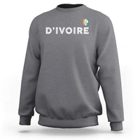 Côte D Ivoire Sweatshirt Ivory Coast Crest Football Elephant Family Matching