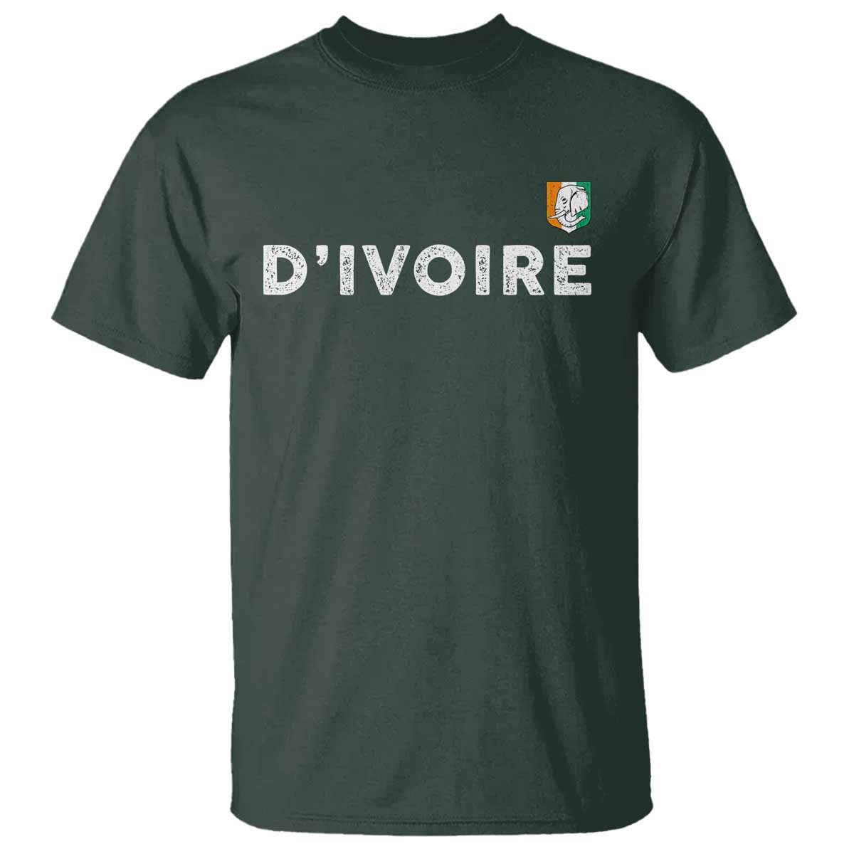 Côte D Ivoire T Shirt Ivory Coast Crest Football Elephant Family Matching