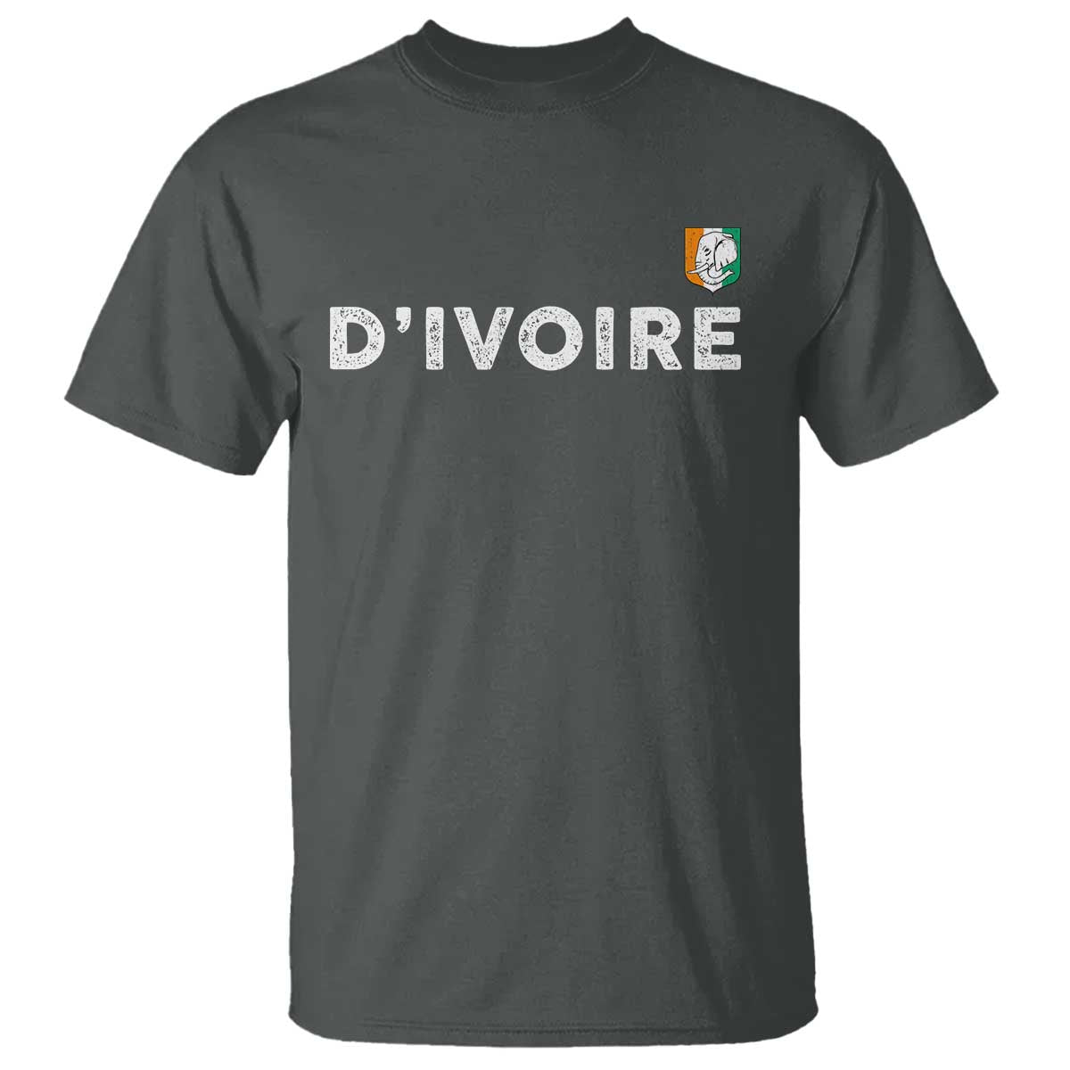 Côte D Ivoire T Shirt Ivory Coast Crest Football Elephant Family Matching