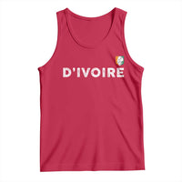 Côte D Ivoire Tank Top Ivory Coast Crest Football Elephant Family Matching