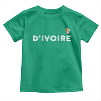 Côte D Ivoire Toddler T Shirt Ivory Coast Crest Football Elephant Family Matching