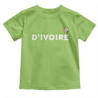 Côte D Ivoire Toddler T Shirt Ivory Coast Crest Football Elephant Family Matching