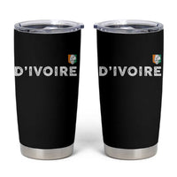 Côte D Ivoire Tumbler Cup Ivory Coast Crest Football Elephant Family Matching